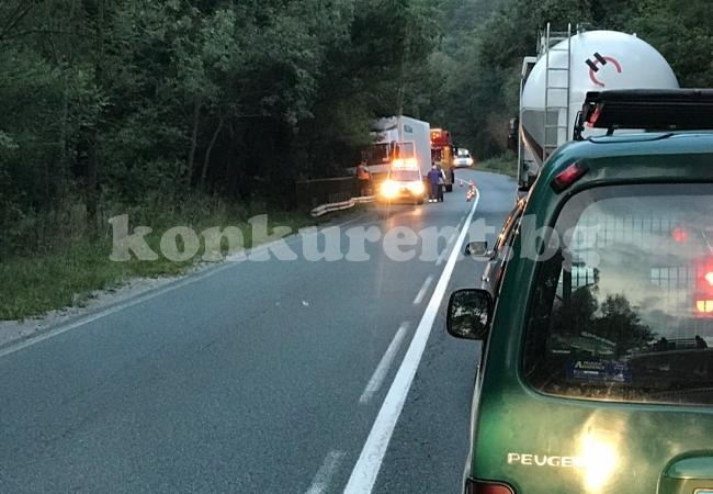 Катастрофа затапи Е79 между Мездра и Ботевград СНИМКИ