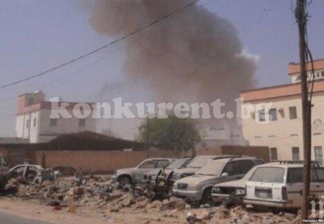 Камион, натъпкан с експлозиви, се взриви пред хотел в столицата на . .