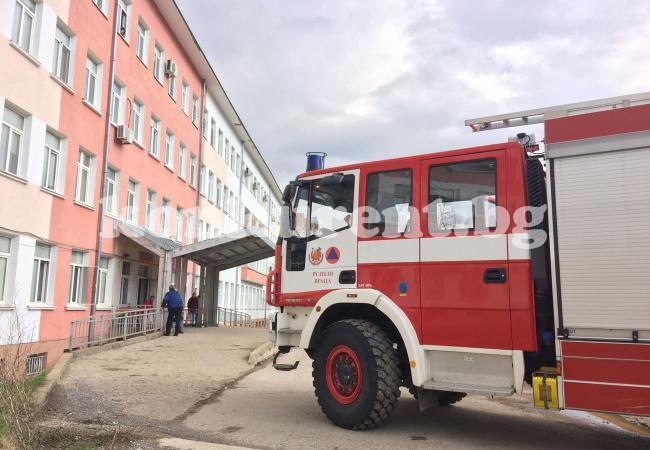 От болницата: Няма пострадали при пожара в болницата