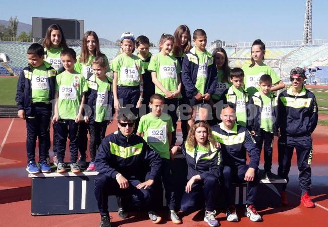 Малки атлети се прибраха във Враца с 9 медала от GO!KIDS!