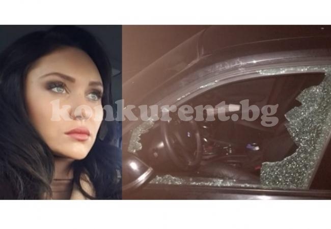 Пияница потроши колата на златно момиче с камък пред дома й