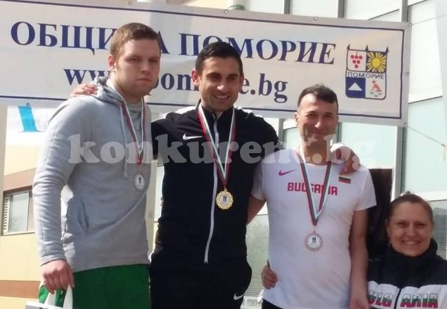 Атлет от Мизия загря със злато в Поморие за първенството в Добрич