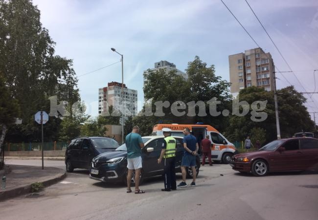 Жена пострада при катастрофа във Враца СНИМКИ