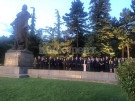 Президентът Радев и премиерът Главчев участваха в тържествената заря - проверка в памет на Ботев и загиналите за свободата на България СНИМКИ