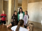 Валя Берчева прие днес ученици, които посетиха Община Мизия във връзка с урок по „Човек и общество“