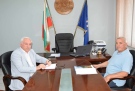 Областният управител проведе работна среща с кмета на община Брегово