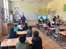 Полицейски инспектори от Оряхово обучиха децата от с. Остров на отговорно поведение на пътя