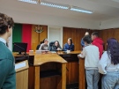 Десетокласници влязоха в монтанския съд, станаха прокурори, съдии и адвокати
