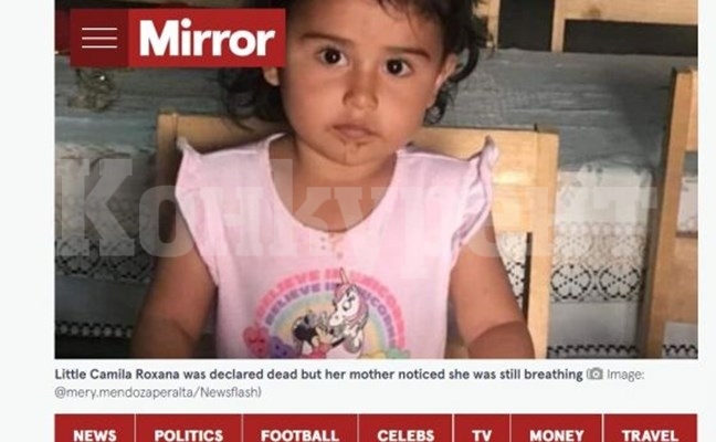 3-годишно момиче в Мексико оживя на погребението си