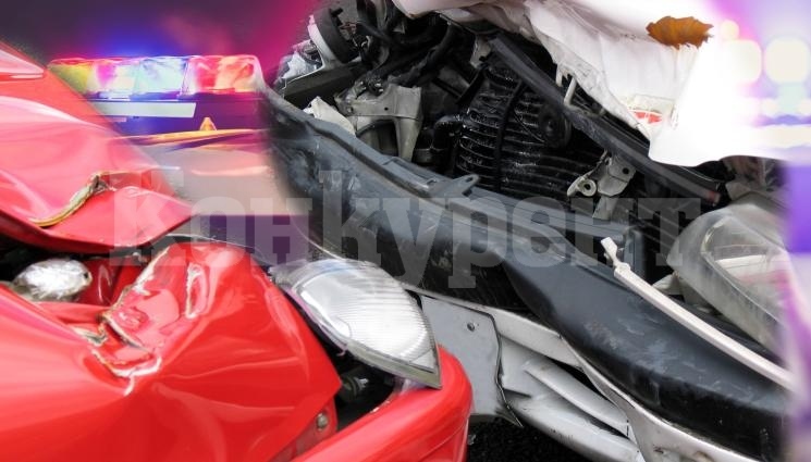 Верижна катастрофа затрудни трафика край Козлодуй, шофьорът на едната кола изчезнал 