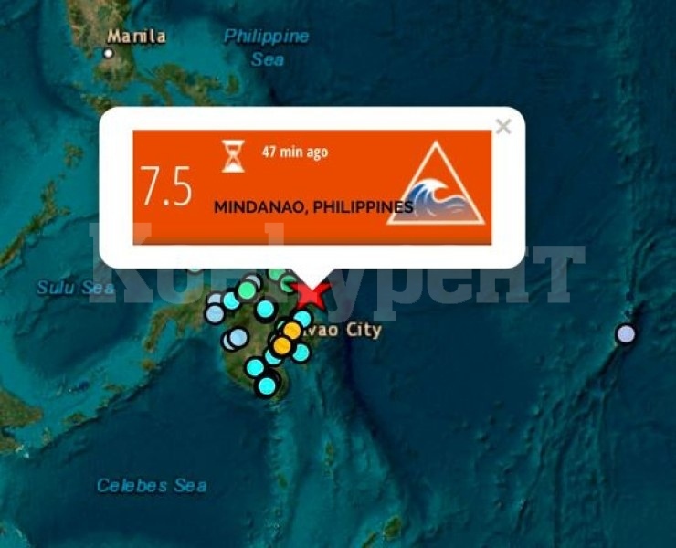 Кошмар! 7,5 по Рихтер разтърси Филипините, има опасност от цунами