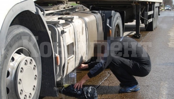 Апаши източиха горивото на паркиран полски ТИР в Монтанско