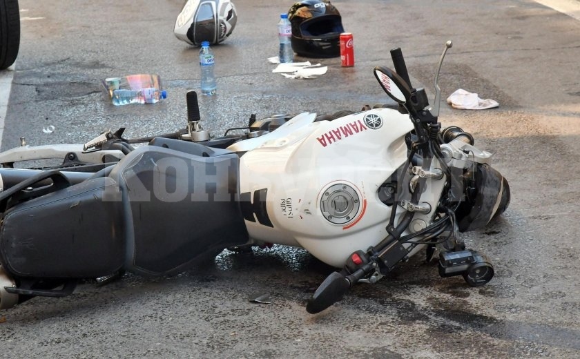 Автомобил „Пежо“ и мотор „Ямаха“ се удариха във Враца