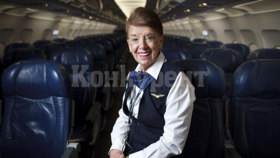 Почти 70 години в небето: Почина най-дълго служилата стюардеса в света