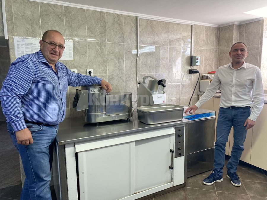 ДПЛД село Бистрилица се радва на ново професионално кухненско оборудване СНИМКИ