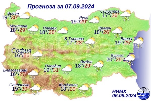 Ето какво време ни очаква днес