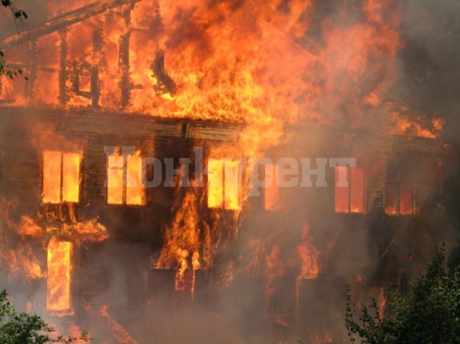 Арестуван е мъж, заподозрян за палеж на имот в Гайтанци 