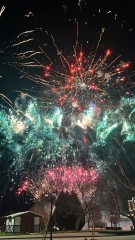 С грандиозна заря започна новата 2026 година в Козлодуй