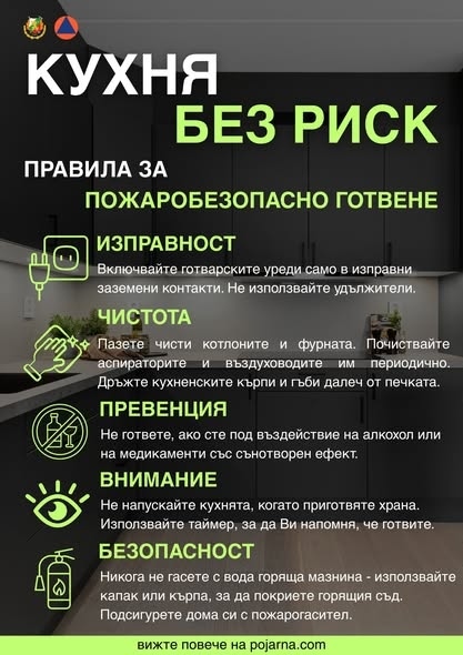 „Пожарна безопасност и защита на населението” – Козлодуй напомнят Правилата за безопасност през есенно-зимния отоплителен сезон