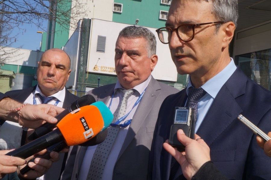 Министър Трайчо Трайков инспектира ремонта на Шести блок в  АЕЦ \