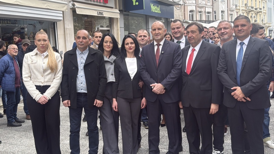 Врачанският отбор на Румен Радев със силно представяне на откриването на предизборната кампания на \