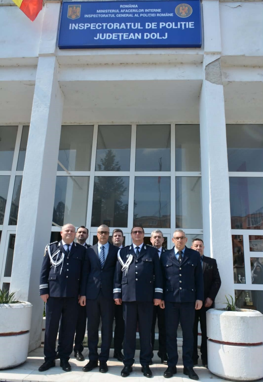 Директорът на ОДМВР-Видин старши комисар Мирослав Милков участва в тържествата по случай Деня на румънската полиция в Крайова