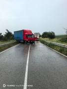 Затруднено е движението при Брусарци заради ПТП