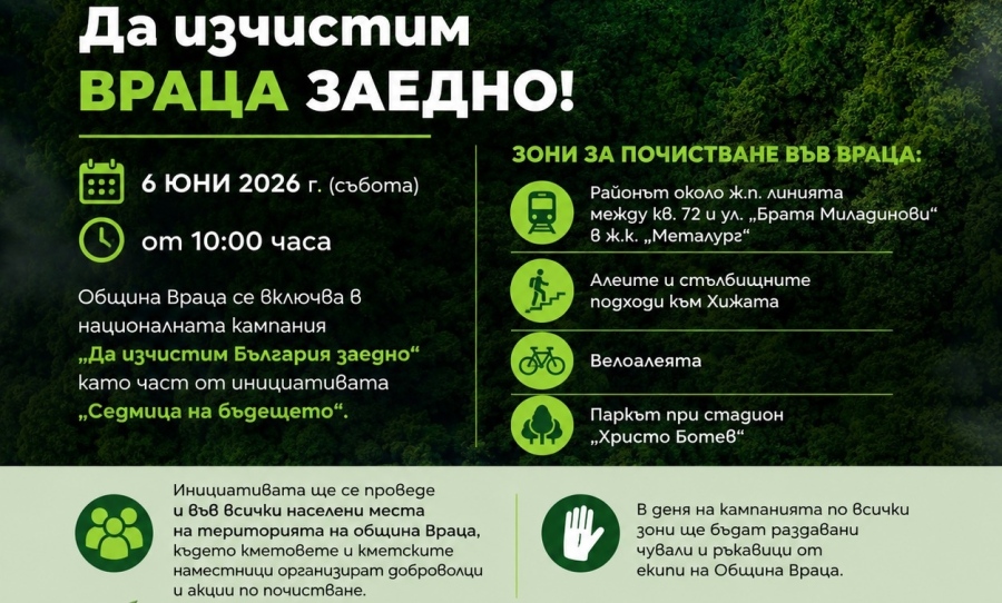  Да изчистим Враца заедно!