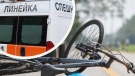 Кола помете велосипедист на кръстовище в Бяла Слатина
