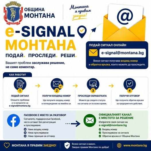 120 сигнала от граждани са получени на електронната поща на община Монтана