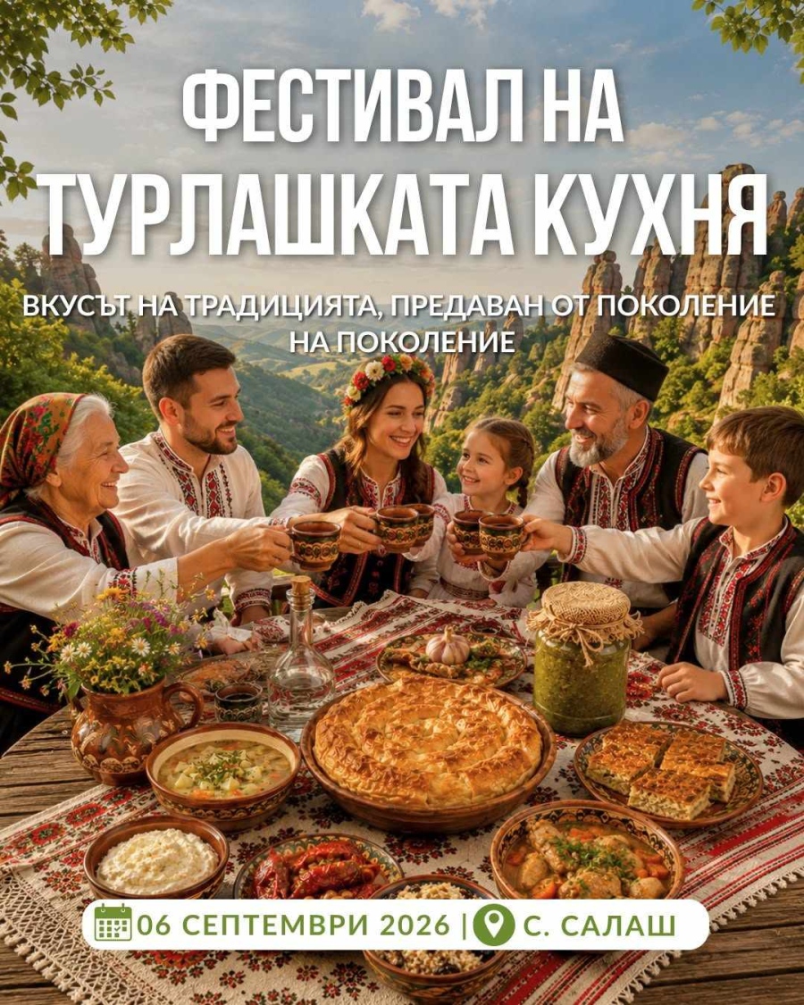 Вкусовете на Северозапада: Село Салаш събира майстори на традиционната турлашка кухня на 6 септември