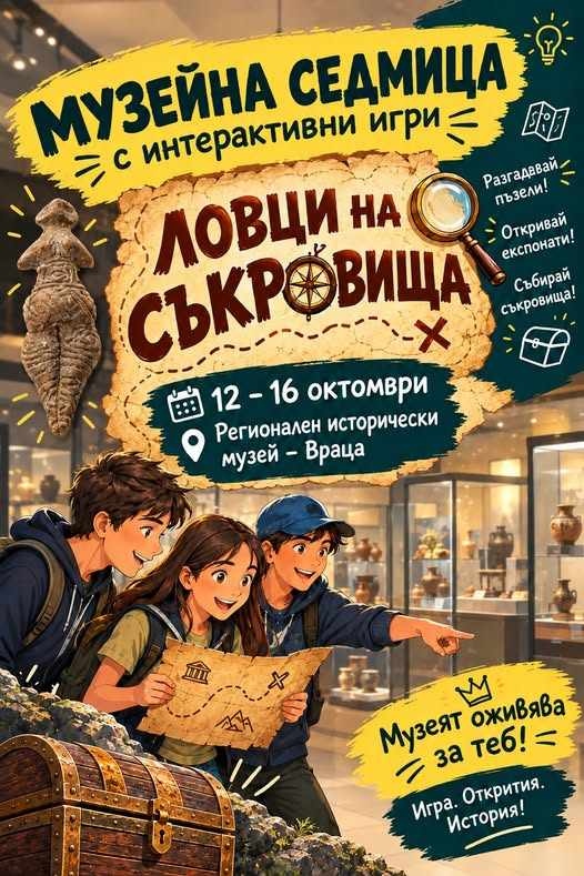 „Ловци на съкровища“ превръща Регионалния музей във Враца в приключенска арена